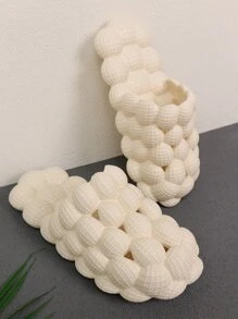 男士鏤空極簡洞洞鞋 - 米色 - 查看 5