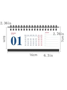 1入組卡通圖案日曆 - 彩色 - 查看 6