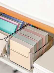 Hộp lưu trữ rõ ràng 1pc - Trong sáng - Xem 3