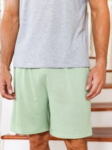 Men Contrast Pocket PJ Set - Multicolor - View 6