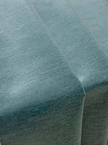 1塊防水防油桌布,tpu塗層純色桌墊,咖啡桌布,紡織桌面封面,不可水洗 - 寶藍色 - 查看 7