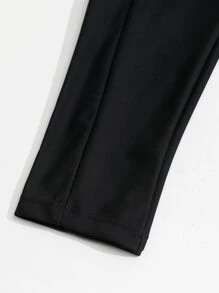 Toddler Boys Tropical Print High Neck One Piece Swimsuit - Black - View 4