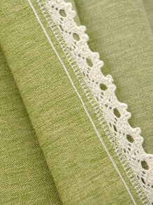 1入防水防油桌布,tpu薄膜塗層防污桌墊,適用於餐桌、咖啡桌和辦公桌 - 綠色 - 查看 7