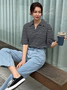 DAZY Women's Denim Pants With Pockets