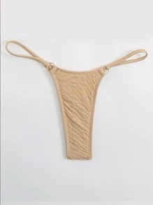 夏季环链比基尼泳裤 - 卡其色 - 查看 5