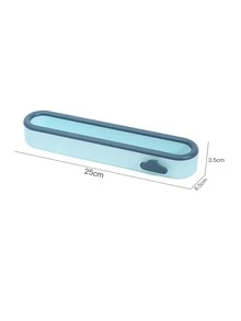1 pieza ABS Zapatos almacenamiento moderno con diseño de nube Estante de almacenamiento de zapatos para casa - Celeste - Ver 2