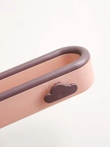 1 pieza ABS Zapatos almacenamiento moderno con diseño de nube Estante de almacenamiento de zapatos para casa - Celeste - Ver 3