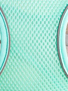 1pc Mesh Pet Harness & 1pc Leash - Mint Blue - View 10