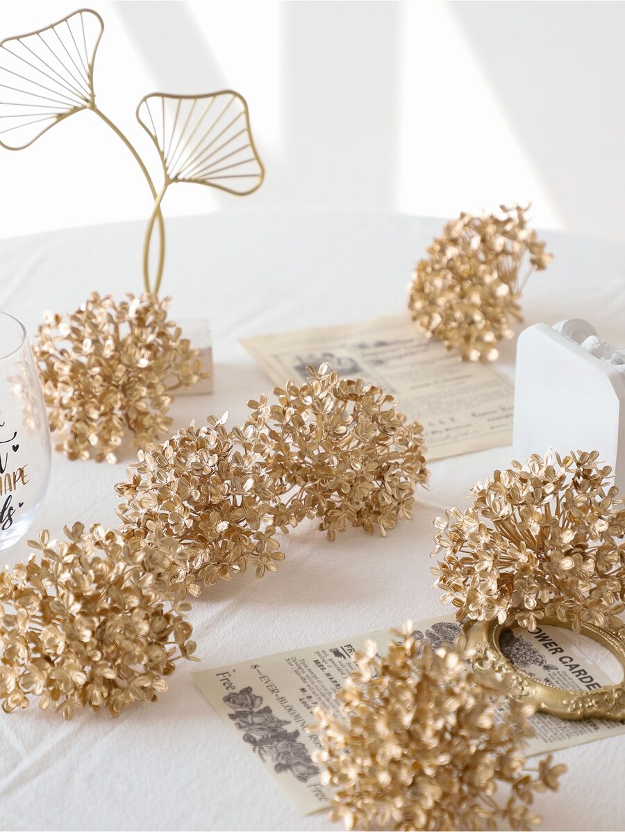 6 件塑料人造花，现代人造花茎，适用于家居、派对、情人节、生日毕业礼物、家居装饰、返校房间装饰、学校用品，假植物