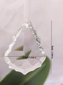 1pc Artificial Crystal Wall Hanging - Clear - View 2