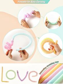 8入組隨機顏色逗貓玩具 - 彩色 - 查看 5