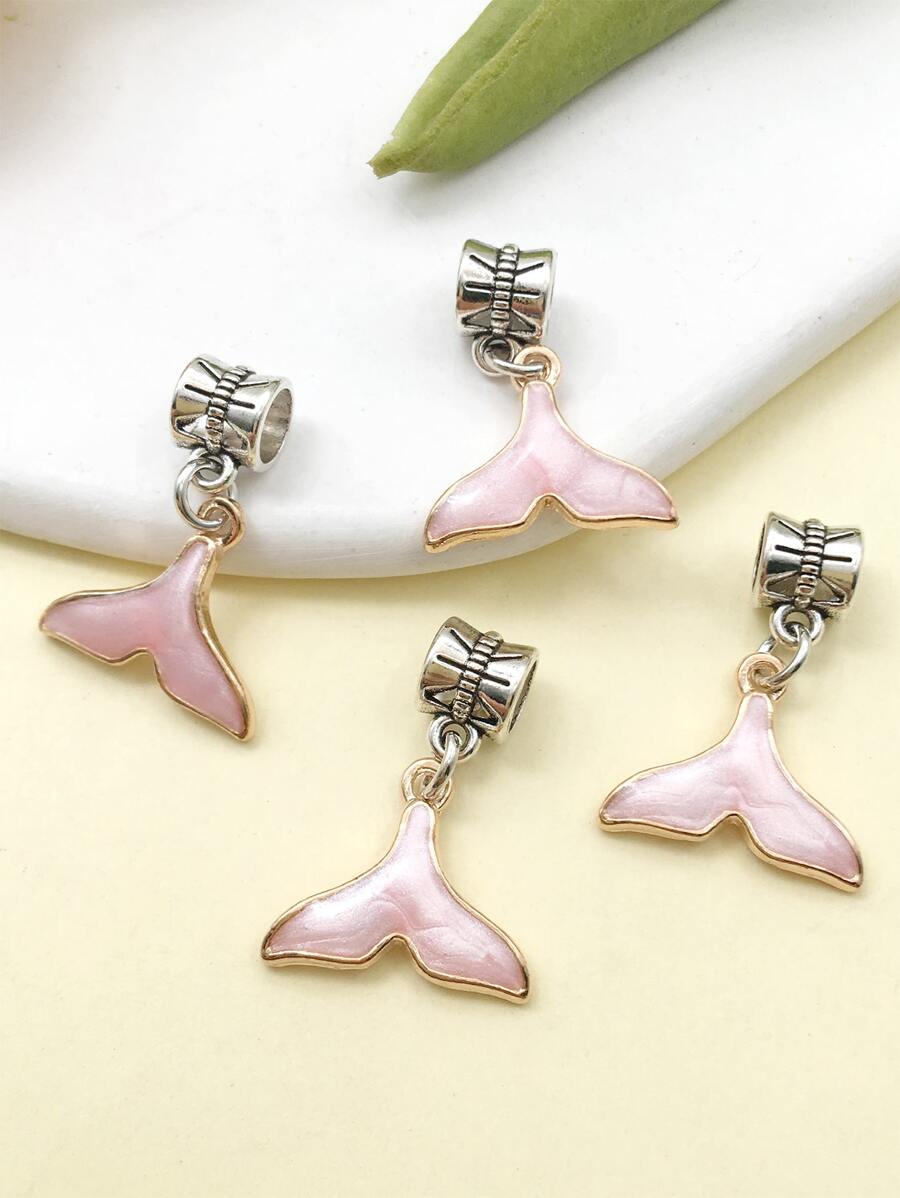 10入組/套魚尾DIY吊墜 - 粉色 - 查看 1