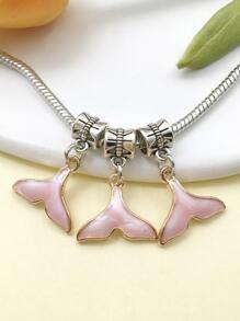 10入組/套魚尾DIY吊墜 - 粉色 - 查看 2