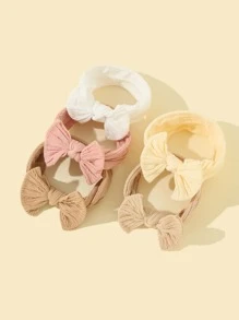5pcs Baby Bow Decor Hair Band - Multicolor - View 3