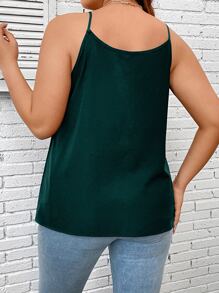 SHEIN Clasi Top de tirantes con lentejuela en contraste