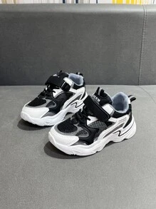 女孩字母圖案系帶設計運動戶外老爹鞋