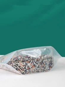 1pc Clear Food Storage Bag, Simple PE Sealed Against Moisture Food Grain Storage Bag For Kitchen - Multicolor - View 3