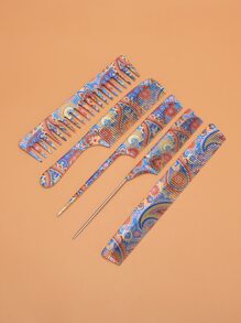 Juego De Peines Para El Cabello De 5 Piezas - Multicolor - Ver 1