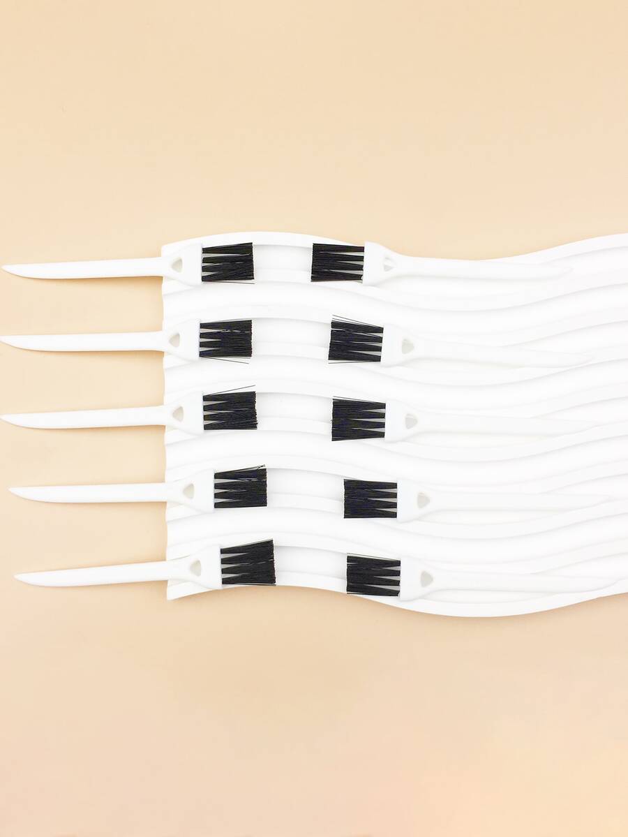 10 piezas Hombres barba Maquinilla de afeitar Cepillo de limpieza - Multicolor - Ver 1