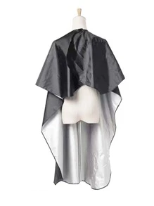 1pc Hairdressing Cape Shawl For Hair Coloring, Perming, Oil Treatment,Slick Back Brush,Barber Accessories,Hair Dryer,Hair Dryer,Hair, Accessories, Hair Products, Hair Tools, Hair Stuff, Hair Care, Curly Hair Brush, Barber, Barber Accessories, Hairdressing Equipment,Travel Essentials,Travel Essential,Hairstyle,Hairdressing,Hair,Travel,Hair Products,Hair Tools,Hair Stuff,Barber,Barber Accessories,Barbershop,Hairdressing Equipment - Black - View 2