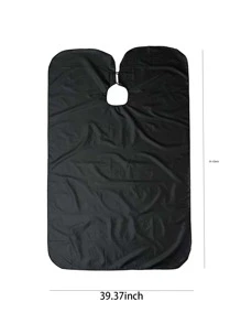 1pc Hairdressing Cape Shawl For Hair Coloring, Perming, Oil Treatment,Slick Back Brush,Barber Accessories,Hair Dryer,Hair Dryer,Hair, Accessories, Hair Products, Hair Tools, Hair Stuff, Hair Care, Curly Hair Brush, Barber, Barber Accessories, Hairdressing Equipment,Travel Essentials,Travel Essential,Hairstyle,Hairdressing,Hair,Travel,Hair Products,Hair Tools,Hair Stuff,Barber,Barber Accessories,Barbershop,Hairdressing Equipment - Black - View 4