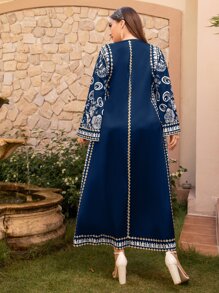 Modelyn 大碼印花直筒連衣裙 - 彩色 - 查看 2