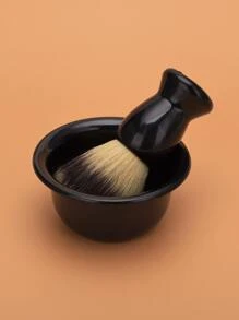 3pcs Men Beard Brush & Holder Set - Multicolor - View 5