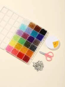 1 bộ Phụ kiện trang sức DIY đính cườm - Nhiều màu - Xem 1