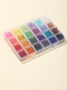 1 bộ Phụ kiện trang sức DIY đính cườm - Nhiều màu - Xem 3