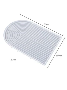 1 件拱形 U 形硅胶模具，现代 DIY 家用硅胶模具 - 白色 - 查看 3