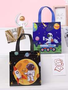 4入組宇航員印花禮品袋