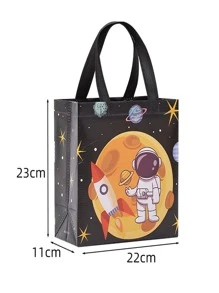 4入組宇航員印花禮品袋
