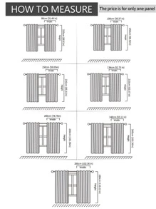 漸層1片遮光窗簾 - 彩色 - 查看 2