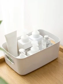 Hộp đựng mỹ phẩm, 1 hộp đựng đồ trang điểm bằng nhựa, hộp đựng nước hoa dung tích lớn, hộp đựng son bóng, hộp đựng đồ phòng tắm, hộp đựng đồ trên bàn làm việc phù hợp với mút trang điểm, sơn móng tay, son môi, đũa, kẹp tóc, cho tủ quần áo, nhà bếp, phòng, nhà, phòng ngủ, phòng tắm, nhà, phòng màu hồng, trang trí phòng khách, đồ du lịch, túi quà, quà tặng cho mẹ, bố, nam giới, bạn bè, giáo viên, sinh nhật, đám cưới, bàn làm việc, kệ, phụ kiện, hộp quà, quà tặng vui nhộn, lưu trữ, quà tặng cho phụ nữ, quà tặng Giáng sinh, ý tưởng quà tặng cho phụ nữ - trắng - Xem 2