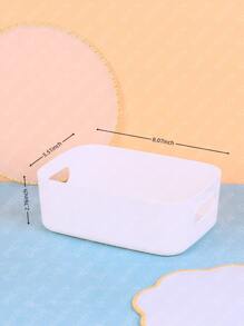 Hộp đựng mỹ phẩm, 1 hộp đựng đồ trang điểm bằng nhựa, hộp đựng nước hoa dung tích lớn, hộp đựng son bóng, hộp đựng đồ phòng tắm, hộp đựng đồ trên bàn làm việc phù hợp với mút trang điểm, sơn móng tay, son môi, đũa, kẹp tóc, cho tủ quần áo, nhà bếp, phòng, nhà, phòng ngủ, phòng tắm, nhà, phòng màu hồng, trang trí phòng khách, đồ du lịch, túi quà, quà tặng cho mẹ, bố, nam giới, bạn bè, giáo viên, sinh nhật, đám cưới, bàn làm việc, kệ, phụ kiện, hộp quà, quà tặng vui nhộn, lưu trữ, quà tặng cho phụ nữ, quà tặng Giáng sinh, ý tưởng quà tặng cho phụ nữ - trắng - Xem 5