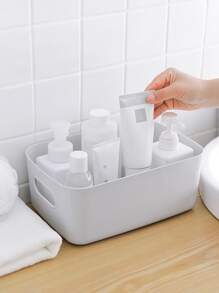 Hộp đựng mỹ phẩm, 1 hộp đựng đồ trang điểm bằng nhựa, hộp đựng nước hoa dung tích lớn, hộp đựng son bóng, hộp đựng đồ phòng tắm, hộp đựng đồ trên bàn làm việc phù hợp với mút trang điểm, sơn móng tay, son môi, đũa, kẹp tóc, cho tủ quần áo, nhà bếp, phòng, nhà, phòng ngủ, phòng tắm, nhà, phòng màu hồng, trang trí phòng khách, đồ du lịch, túi quà, quà tặng cho mẹ, bố, nam giới, bạn bè, giáo viên, sinh nhật, đám cưới, bàn làm việc, kệ, phụ kiện, hộp quà, quà tặng vui nhộn, lưu trữ, quà tặng cho phụ nữ, quà tặng Giáng sinh, ý tưởng quà tặng cho phụ nữ - trắng - Xem 1