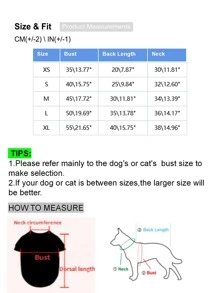 1入組條紋印花寵物背心適用於狗狗和貓適合夏天 - 藍色 - 查看 6