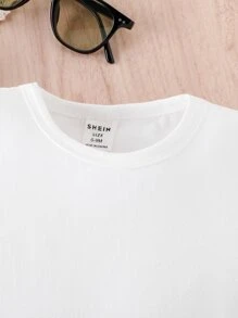 男嬰素色T恤和翻蓋口袋長褲和連帽上衣 - 彩色 - 查看 4