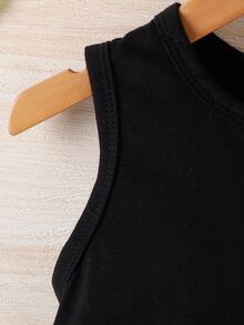 Baby Boy Coconut Tree Print Tank Top & Shorts - Multicolor - View 3