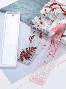 DIY 水晶树脂空白书签模具、尺子模具、镜子装饰 - 白色 - 查看 4