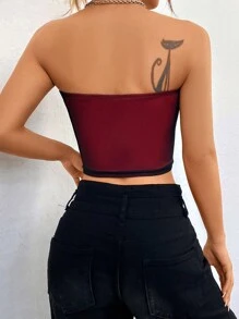 SHEIN EZwear Top tubo crop