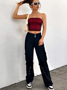 SHEIN EZwear Top tubo crop