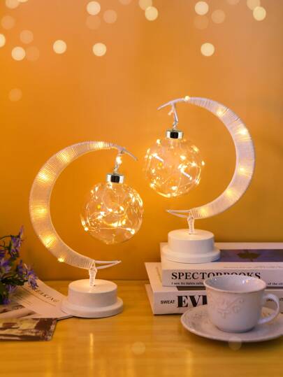 1pc Moon & Ball Design Decoration Light