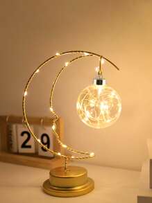 1 đèn trang trí hình mặt trăng - Màu vàng - Xem 6