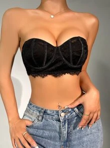 睫毛蕾絲文胸