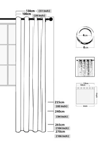 Flower Embroidered Single Panel Sheer Curtain - Yellow - View 7