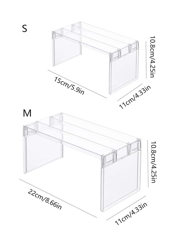 1pc Clear Bathroom Storage Rack, Detachable Desktop Organizer For Bathroom SHEIN USA