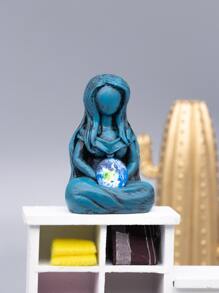 1pc Hình thiết kế trang trí thủ công - Màu xanh lam - Xem 2