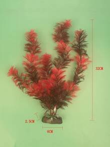 1pc Artificial Aquatic Plant Fish Tank Ornament - Multicolor - View 2