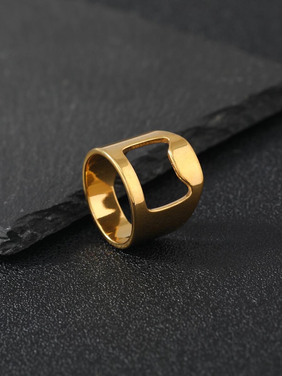 Nhẫn nam rỗng - Vàng - Xem 1